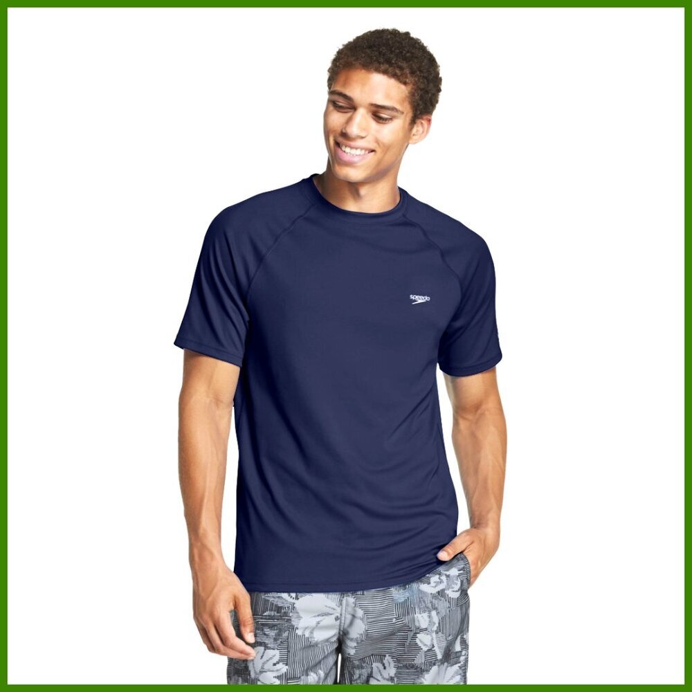 Short Sleeve Swim Shirt UPF 50+ Quick-Drying Regular Fit